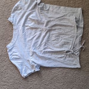 Aerie Lightweight Cropped Tie Tee